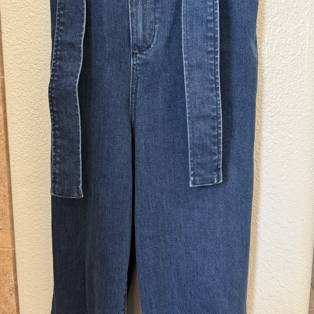 PAIGE Blue Denim Jumpsuit - Picture 11 of 16